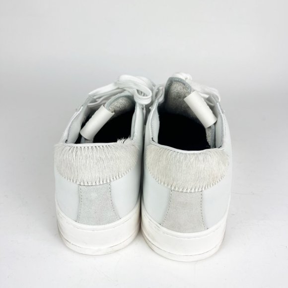 NIB P448 Jack Low Top Zebby White Leather Sneaker Women's EU41 / US 10.5-11 - Picture 12 of 15